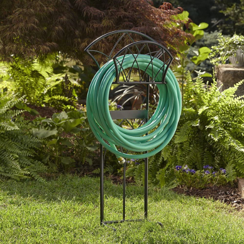 Liberty Garden Decorative Garden Hose Stand $29.99 Shipped Free (Reg. $95) – 3K+ FAB Ratings! Holds 125-Feet of 5/8-Inch Hose!