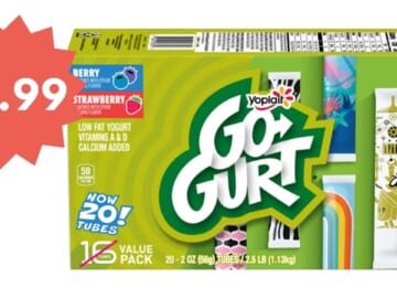 Get Up to 5 Yoplait Go-Gurt Yogurt 20-Packs for Just $1.99