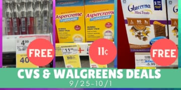 Video: Top CVS & Walgreens Deals 9/25-10/1