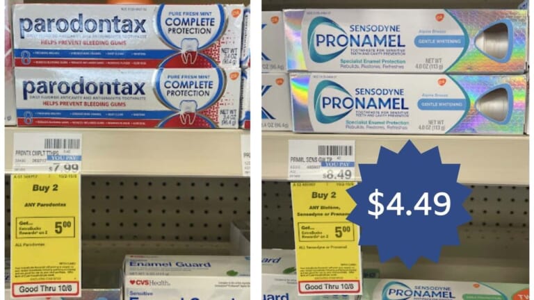 Save on Parodontax & Sensodyne at CVS