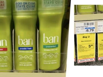 CVS Deals On Suave & Ban Deodorant