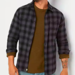 Men’s Long Sleeve Flannel Shirts only $13.99!