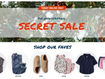 OshKosh Secret Sale | 60% Off Favorites