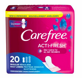 Free Carefree Pantiliners at CVS!
