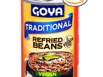 Amazon Prime Day: 12-Pack Goya Foods Traditional Refried Pinto Beans as low as $20.66 Shipped Free (Reg. $31.15) – $1.72/ 16 Oz Can! Gluten-Free & Vegan!