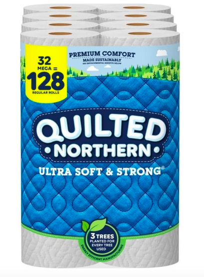 Quilted Northern Ultra Plush Toilet Paper, 32 Mega Rolls only $22.97 shipped! {Prime Early Access Deal}