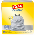 GLAD Protection Series Force Flex Drawstring Odor Shield, 13 Gallon, 110 Count only $13.66 shipped!