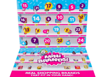 5 Surprise Mini Brands Advent Calendar only $20 (Reg. $40!)
