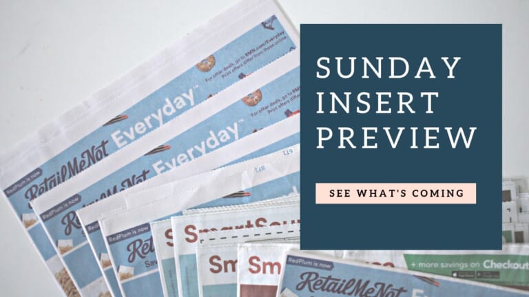 Sunday Coupon Insert Preview 10/16