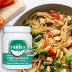 Nutiva Organic Cold-Pressed Virgin Coconut Oil, 54 Fl Oz as low as $14.69 After Coupon (Reg. $22) + Free Shipping! For Cooking, Baking, and Body Care!