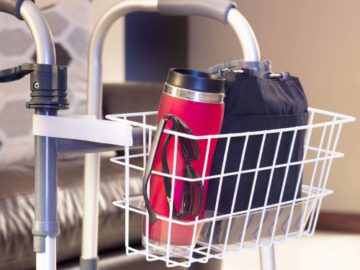 Walker Storage Basket with Cup Holder and Insert Tray $4.37 After Coupon (Reg. $14.14) – FAB Ratings! FSA Eligible, No Tools Needed, Universal Fit