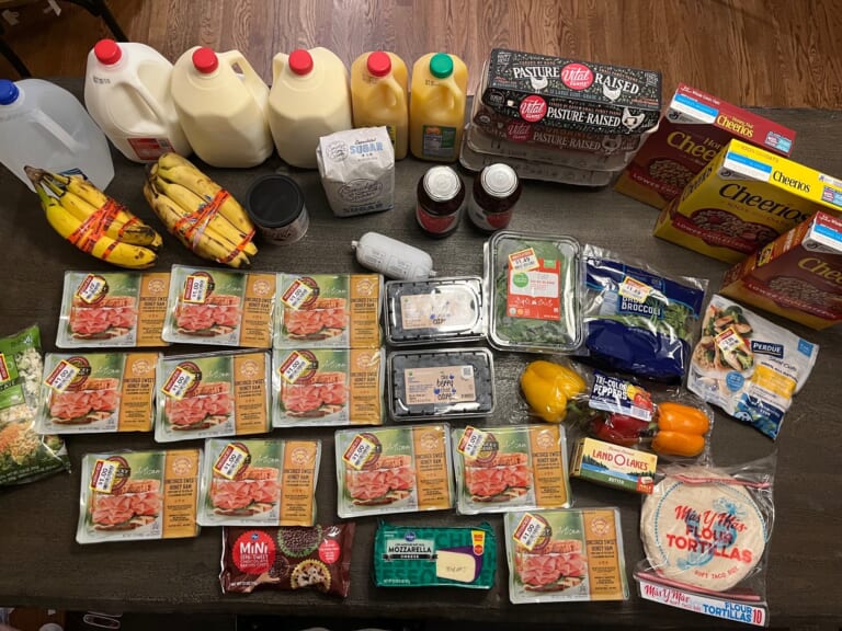 Crystal’s $29 Local Farm purchases + $69 Kroger Shopping Trip (and what we ate)