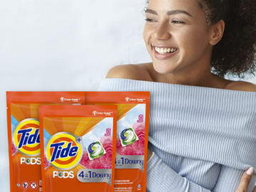 Save $4 on ONE Tide or Gain Pods as low as $16.65 after coupon (Reg. $23.08) + Free Shipping – 22¢/pac!