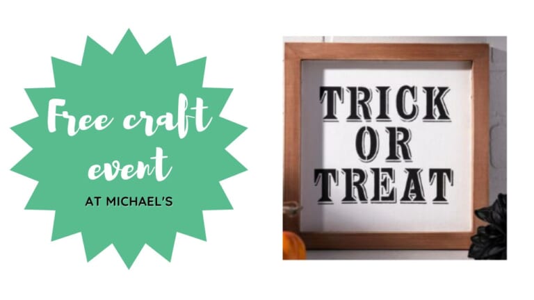 Free Craft Event At Michael’s 10/16