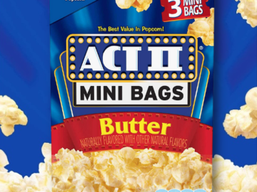 36-Count ACT II Butter Microwave Popcorn as low as $11.42 Shipped Free (Reg. $18.28) – 32¢/mini bag!