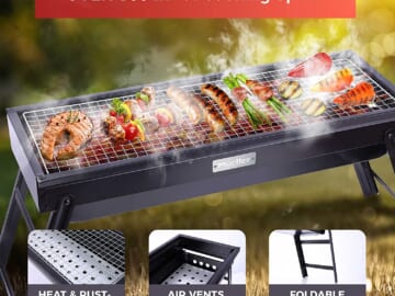 Mueller Portable Charcoal Grill and Smoker, 23 Inches $29.99 Shipped Free (Reg. $50) – Go-Anywhere Compact Foldable Grill