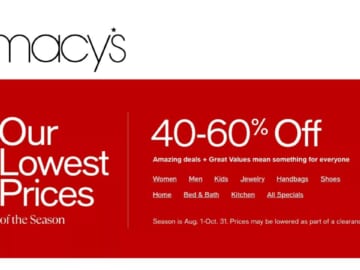 Macy’s Lowest Prices of the Season