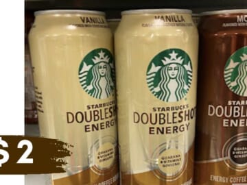 $2 Starbucks Doubleshot, Tripleshot, or Nitro Cold Brew | Publix Deal