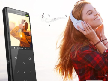 64GB Bluetooth 5.2 FM-Radio MP3 Player $24.99 After Coupon (Reg. $49.98) – Expandable up to 128GB!