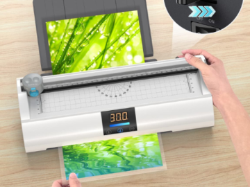 Laminator Machine with Laminating Sheets $31.99 After Coupon (Reg. $44.99) + Free Shipping – No Paper Jam!