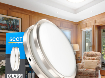 Have A Warm And Inviting Ambiance With This LED Flush Mount Ceiling Light Fixture from $13.74 (Reg. $29.99) – Energy-saving & Super Bright!