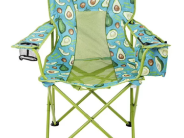 Ozark Trail Oversized Mesh Camping Chair, Avocado Guac O’Clock $14.98 (Reg. $19.74) – With Built-In 9 Can Cooler!