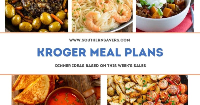 kroger meal plans 10/19