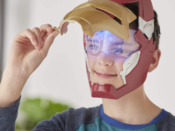 Avengers Marvel Iron Man Flip FX Mask with Flip-Activated Light Effects $12.37 After Coupon (Reg. $22.99) – Fits Most Apprentice Avengers!