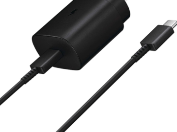 Samsung 25W USB-C Super Fast Wall Charger with USB-C cable $19.99 (Reg. $34.99) – US Version with Warranty