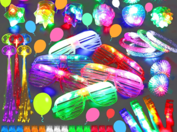 88-Piece Set LED Light Up Toy Party Favors Glow in The Dark $19.99 After Code (Reg. $49.98) + Free Shipping