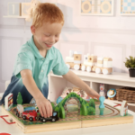 Melissa & Doug 17-Piece Wooden Take-Along Tabletop Railroad for just $17.62! (Lowest Price!)