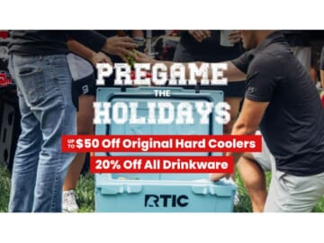 20% off All Drinkware at RTIC
