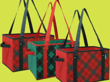 Save 35% on 3-Pack Collapsible Reusable Bags $18.84 After Coupon (Reg. $29) – $6.28 each, 8K+ FAB Ratings! Multiple Options, 4 US Gallon-Capacity