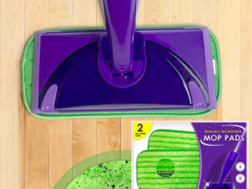 2-Pack Turbo Mops Swiffer Wet Jet Reusable Floor Mop Pads as low as $7.06 Shipped Free (Reg. $15) – $3.53 Each!