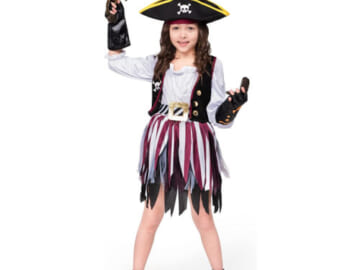Halloween Girl Pirate Costume with Accessories from $8.99 After Code (Reg. $24+) – 3 Sizes