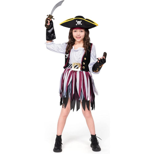 Halloween Girl Pirate Costume with Accessories from $8.99 After Code (Reg. $24+) – 3 Sizes