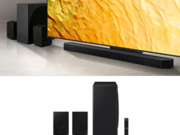 Today Only! Samsung 9.1.4ch Soundbar with Wireless Dolby Atmos and Rear Speakers $950 Shipped Free (Reg. $1,400)