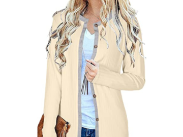 Women’s Ribbed Knitted Cardigans from $9.99 After Code (Reg. $19.98+) – 7 Colors Available!
