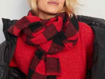 Today Only! Old Navy Flannel Scarves for Women $7 (Reg. $20) + for Men
