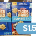 $1.57 Kellogg’s Jumbo Snax with Stacking Deals