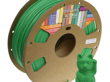 1 Kg Spool Overture 1.75mm PLA Matte Filament as low as $16.14 Shipped Free (Reg. $22) – FAB Ratings!