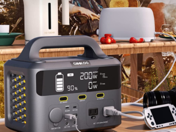 300Wh Solar Generator with 110V/300W Pure Sine Wave AC Outlet $179.99 After Code + Coupon (Reg. $299.99) + Free Shipping! 83000mAh High Battery Capacity!