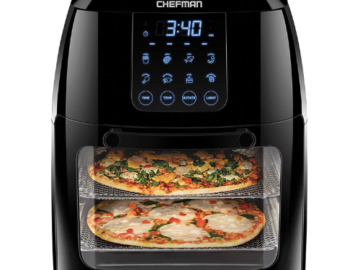 Chefman 6.3 Quart Digital Air Fryer+ Rotisserie $45.09 Shipped Free (Reg. $149.99) – Dehydrate & Bake, BPA-Free, Auto Shutoff