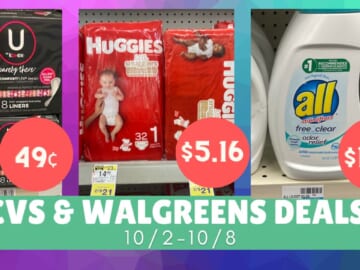 Video: Top CVS & Walgreens Deals 10/2-10/8