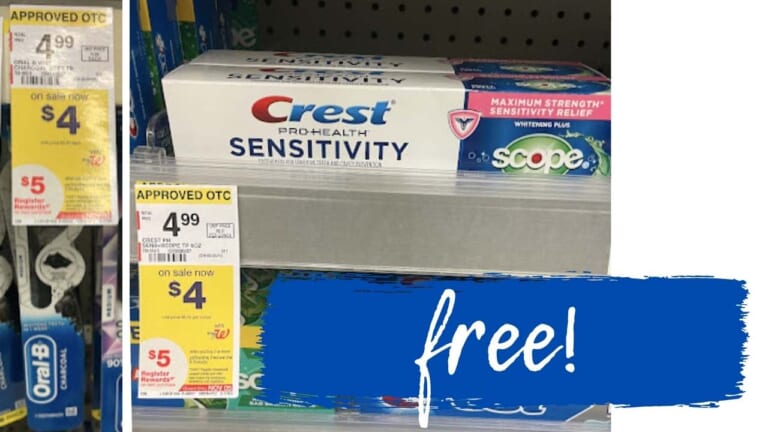 FREE Crest Toothpaste & Money Maker Oral-B Toothbrushes!
