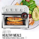 Chefman 20-Liter 7-in-1 Air Fryer Toaster Oven $80 Shipped Free (Reg. $125) – Healthy Cooking & User Friendly!