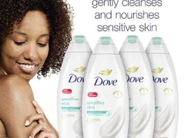 4-Count Dove Hypoallergenic Body Wash For Sensitive Skin as low as $11.96 After Coupon (Reg. $27.96) – $2.99/22 Fl Oz Bottle! + Free Shipping!