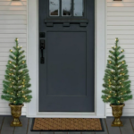 *HOT* Holiday Time 2-Count Pre-Lit Artificial Porch Christmas Trees only $33.98 (Reg. $118)