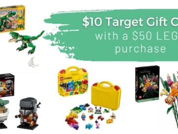 $10 Target Gift Card With $50+ LEGO Purchase