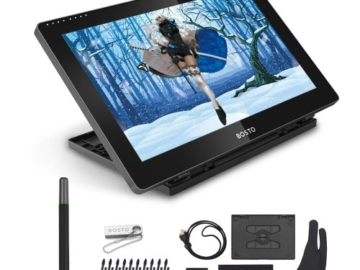 Enjoy Being Able To See Every Detail Of Your Work In This Portable 15.6 Inch H-IPS LCD Graphics Drawing Tablet $115.99 After Code (Reg. $399) + Free Shipping!